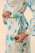 GREENHOUSE WRAP DRESS RARE FOREST GR