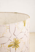 LAMPSHADES Temple Palms Extra Large Drum Lampshade (Grey)