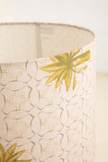 LAMPSHADES Temple Palms Large Drum Lampshade (Grey)
