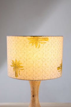 Temple Palms Large Drum Lampshade (Grey)