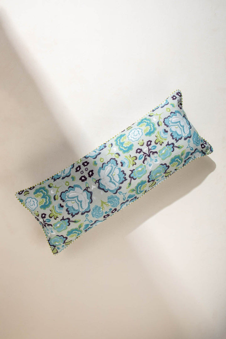 GYPSY ROSE CUSHION COVER BIG MISTY BLUE