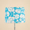Gypsy Rose Medium Taper Drum Lampshade (Aqua Blue)