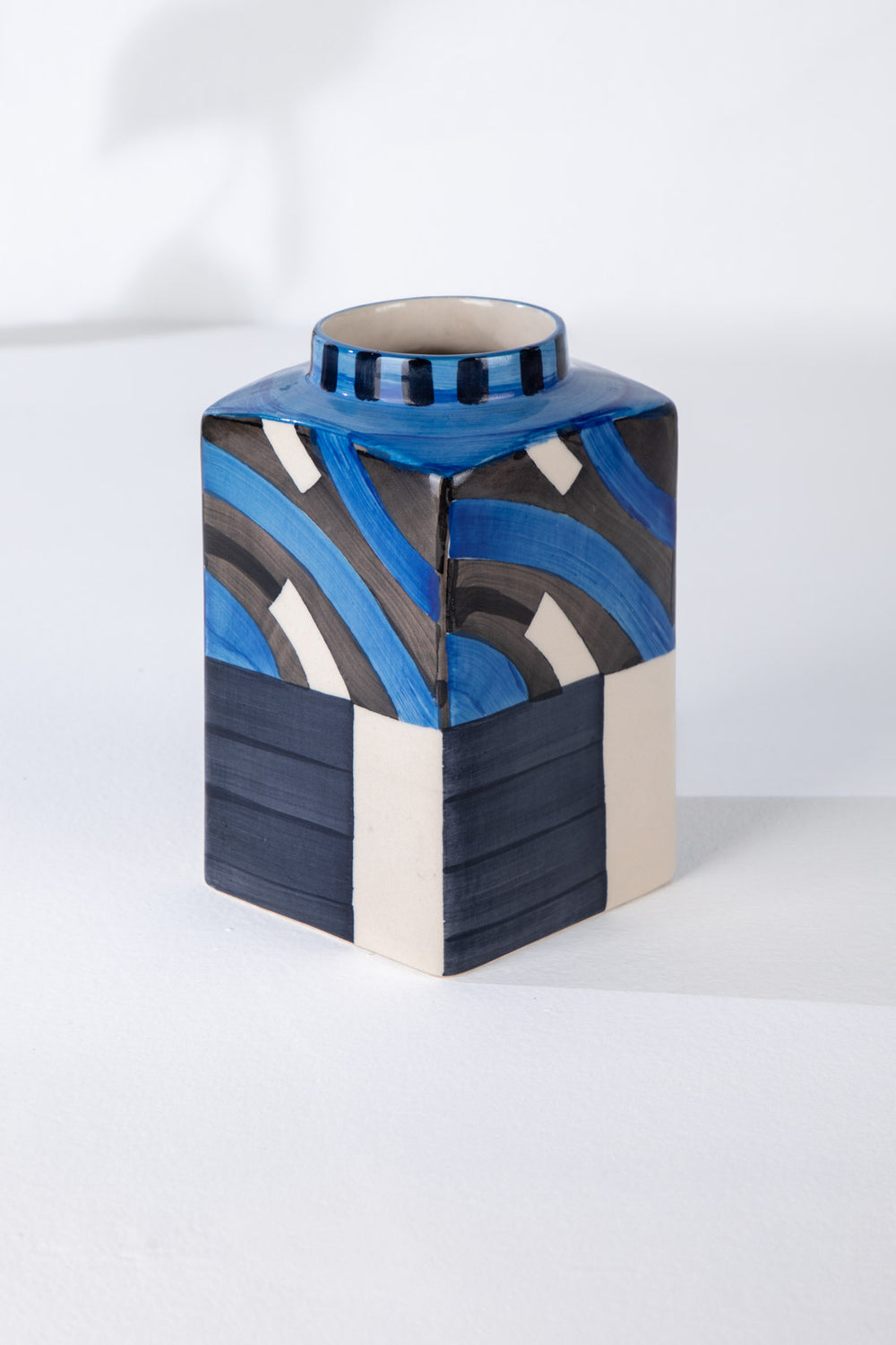 Hakana Square Water Blue Vase