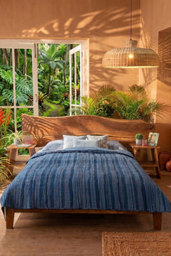 Kobe Double Live Edge Headboard And Bed