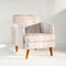 Glider Accent Chair in Earth Core Fabric