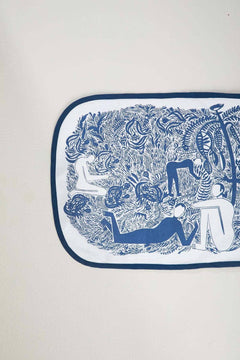 TABLE MATS Fragrant Field Indigo Table Mat (Set Of 4)