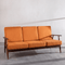 Inni Sofa in Raffia Ginger Orange Fabric