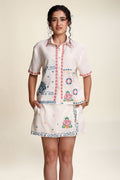 BOTTOMS Jaipur Rose Club Skort (White Mist)