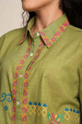 TOPS Jaipur Rose Boxy Crop Shirt (Midday Meadow)