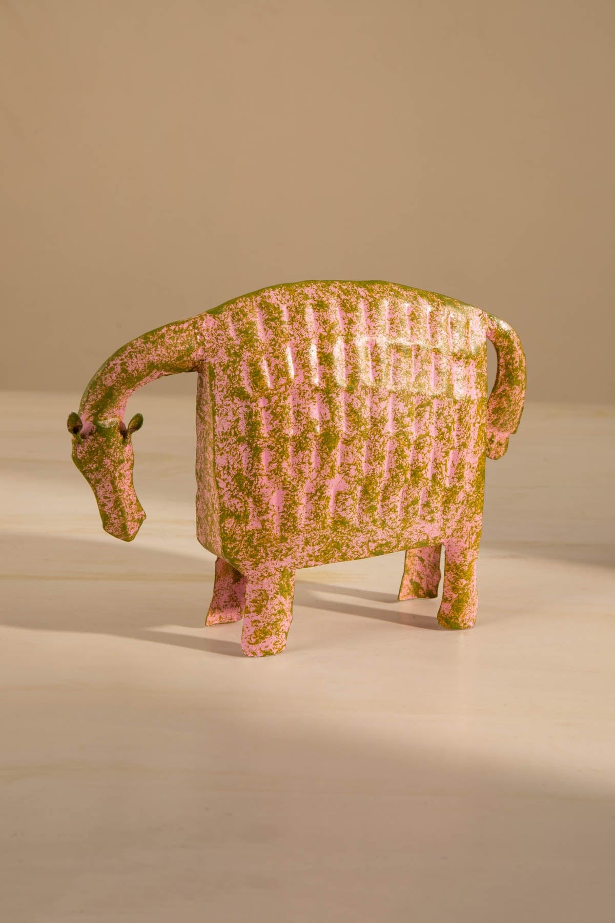 JOEY THE HORSE METAL FIGURINE PINK OPAL