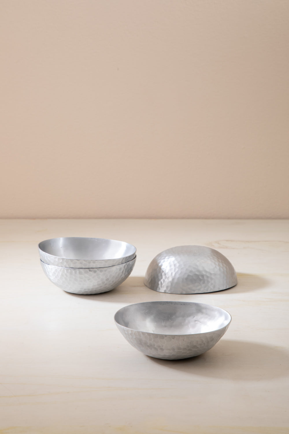 BOWLS Kansari Hammered Dessert Bowl (Set of 4)