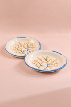SNACK PLATES Keora Ceramic Snack Plate (Set Of 2)