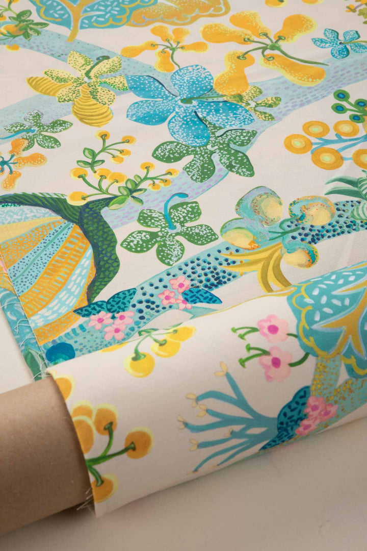 KEORA PRINTED HEAVY FABRIC HONEY BLOOM