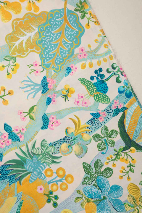 KEORA PRINTED HEAVY FABRIC HONEY BLOOM