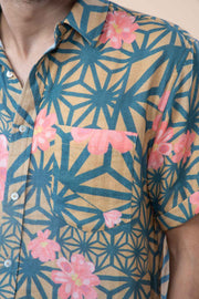 KIWACH RESORT SHIRT  GOLDENROD