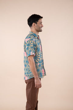 SHIRTS Kiwach Printed Shirt (Goldenrod Blue)
