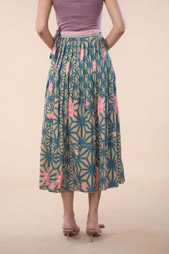 BOTTOMS Kiwach Wrap Skirt (Goldenrod)