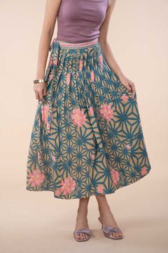 BOTTOMS Kiwach Wrap Skirt (Goldenrod)