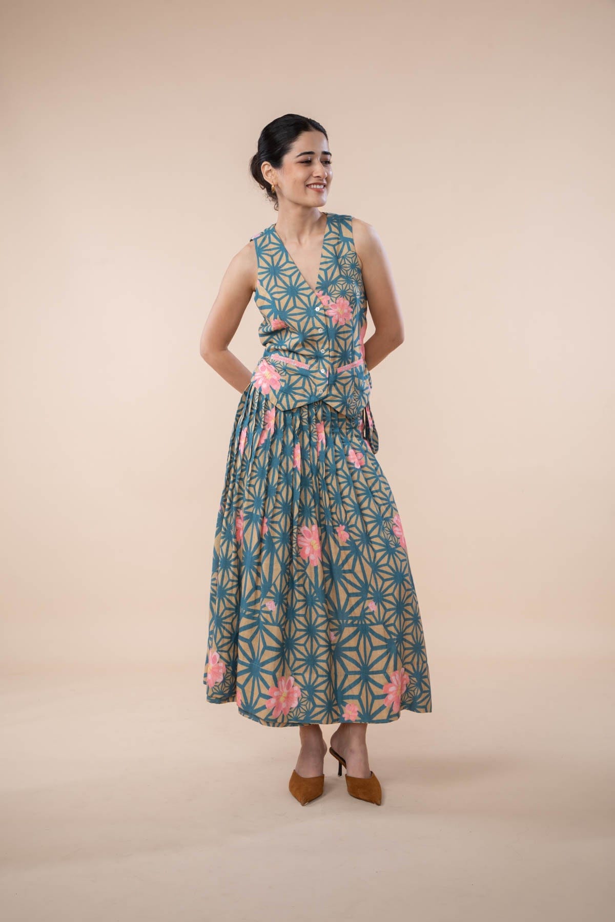 KIWACH WRAP SKIRT GOLDENROD