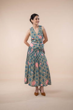 KIWACH WRAP SKIRT GOLDENROD
