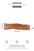 BEDS Kobe Double Live Edge Headboard And Bed
