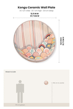 WALL PLATES Kongu Ceramic Wall Plate