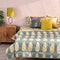 Kuppi Grey Yellow Quilt