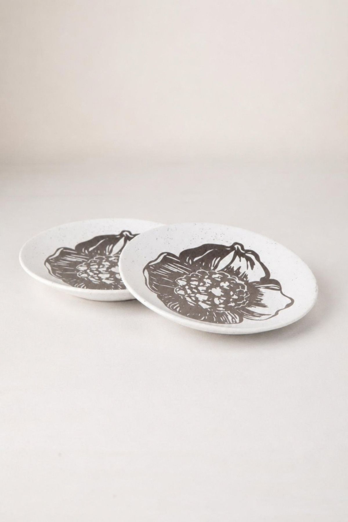 SNACK PLATES Kuru Ceramic Snack Plate (Set Of 2)
