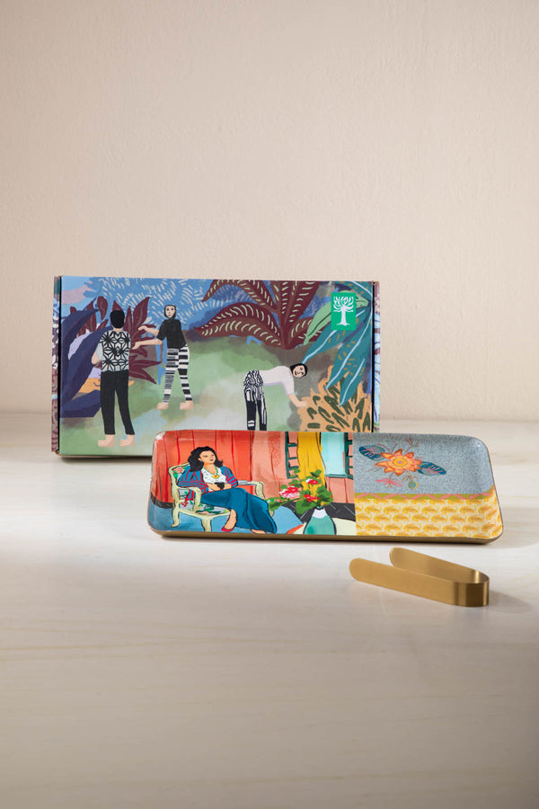 Lady By The Sea Serving Tray