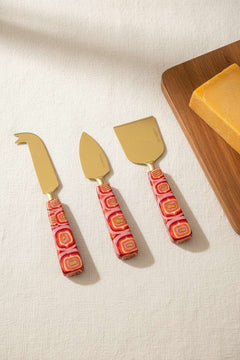 SERVING CUTLERY Landfall Ogee Cheese Server (Set of 3)
