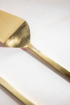 SERVING CUTLERY Landfall Ogee Cake Server (Set of 2)