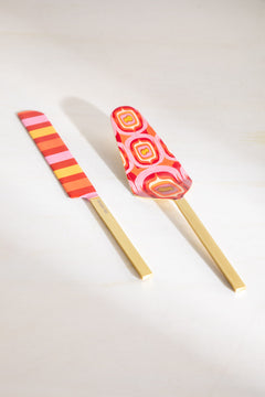 Landfall Ogee Cake Server (Set of 2)