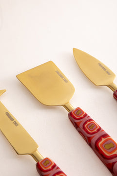 SERVING CUTLERY Landfall Ogee Cheese Server (Set of 3)