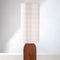 Landfall Ogee Table Lamp with Circle Grid Cylinder Lampshade (Grey)