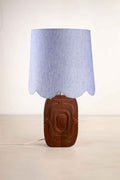 Lighting Bundle Landfall Ogee Table Lamp with Solid Blue Scalloped Taper