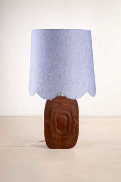 Lighting Bundle Landfall Ogee Table Lamp with Solid Blue Scalloped Taper