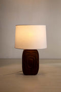 Lighting Bundle Landfall Ogee Table Lamp with Solid Drum Lampshade (Green)