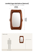 MIRRORS Landfall Ogee Wall Mirror (Natural)