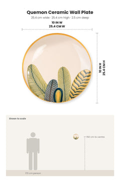 WALL PLATES Quemon Ceramic Wall Plate