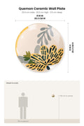 WALL PLATES Quemon Ceramic Wall Plate