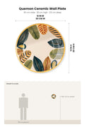 WALL PLATES Quemon Ceramic Wall Plate