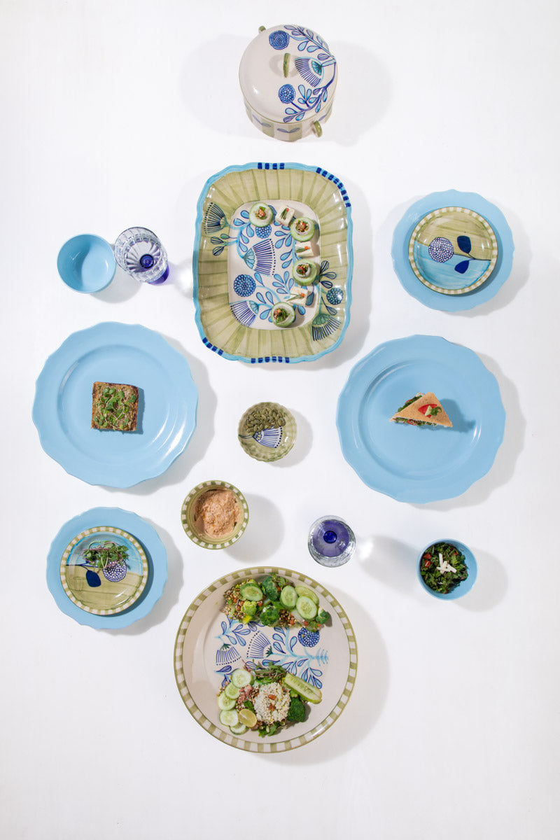 WALL PLATES Semanae Ceramic Square Wall Plate