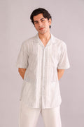 SHIRTS Linen Stripes Camp Shirt (Arrakis Salt)