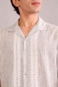 SHIRTS Linen Stripes Camp Shirt (Arrakis Salt)