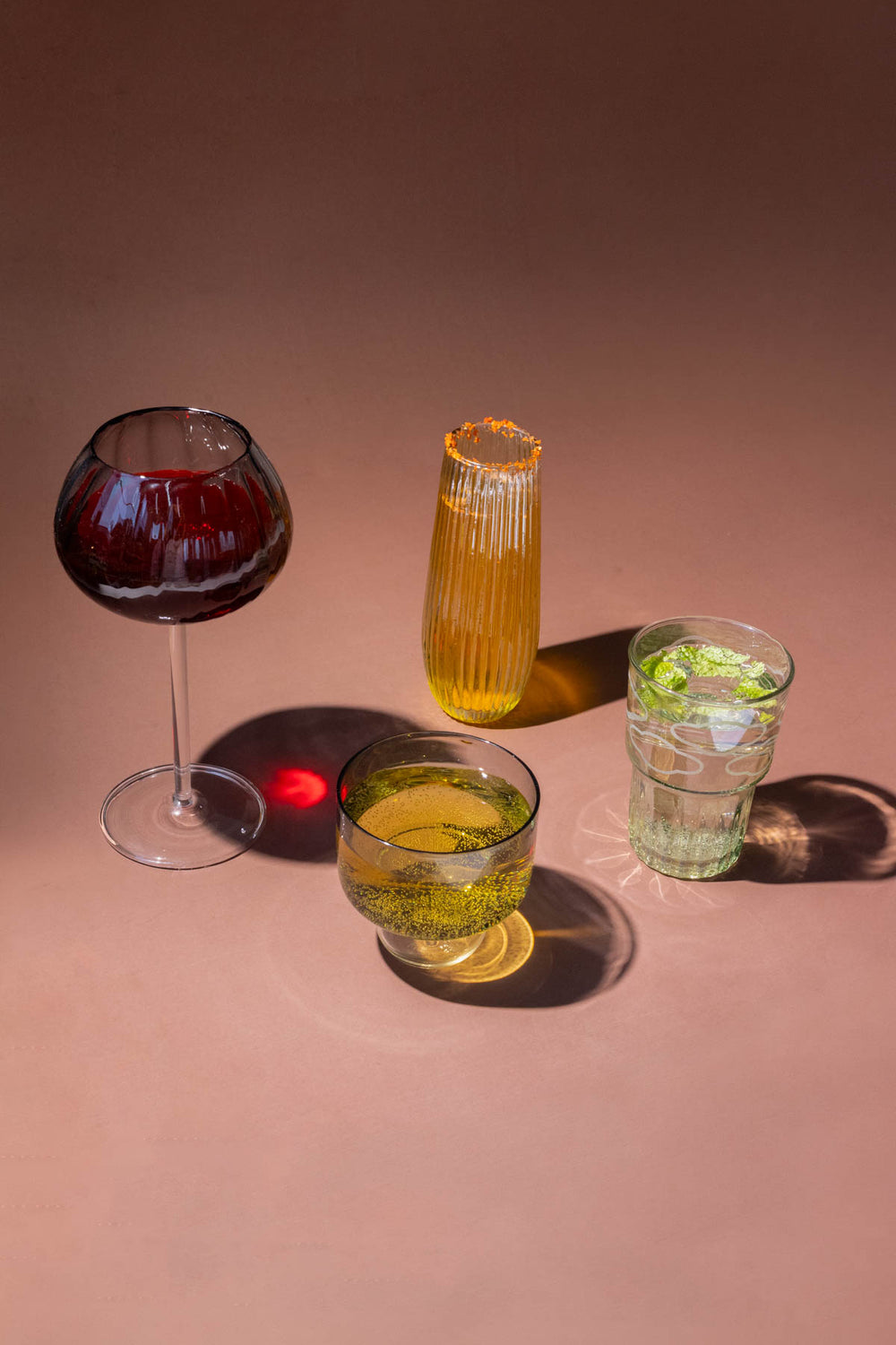 DRINKING GLASSES Long Shot Cocktail Glass (Set of 2)