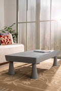 COFFEE TABLES Low Asian Coffee Table (Washed Grey)