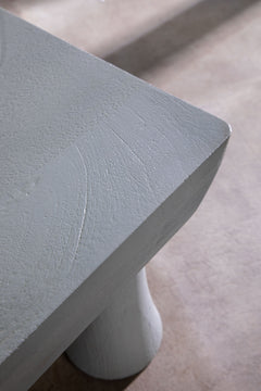COFFEE TABLES Low Asian Coffee Table (Washed Grey)