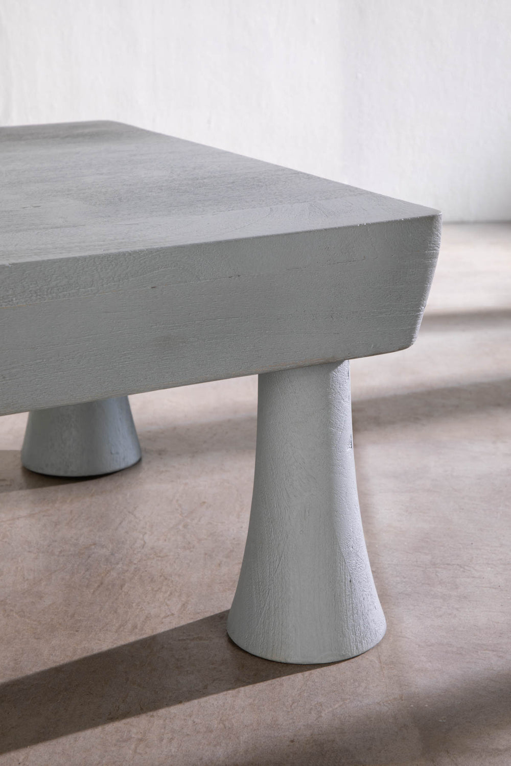 COFFEE TABLES Low Asian Coffee Table (Washed Grey)