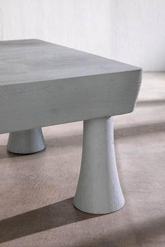 COFFEE TABLES Low Asian Coffee Table (Washed Grey)