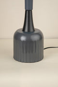 Lighting Bundle Luna Table Lamp with Loose Weave Tall Lampshade (Off White)